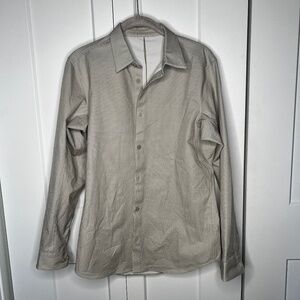 Lululemon Classic Fit Long Sleeve Shirt Men's Size Large